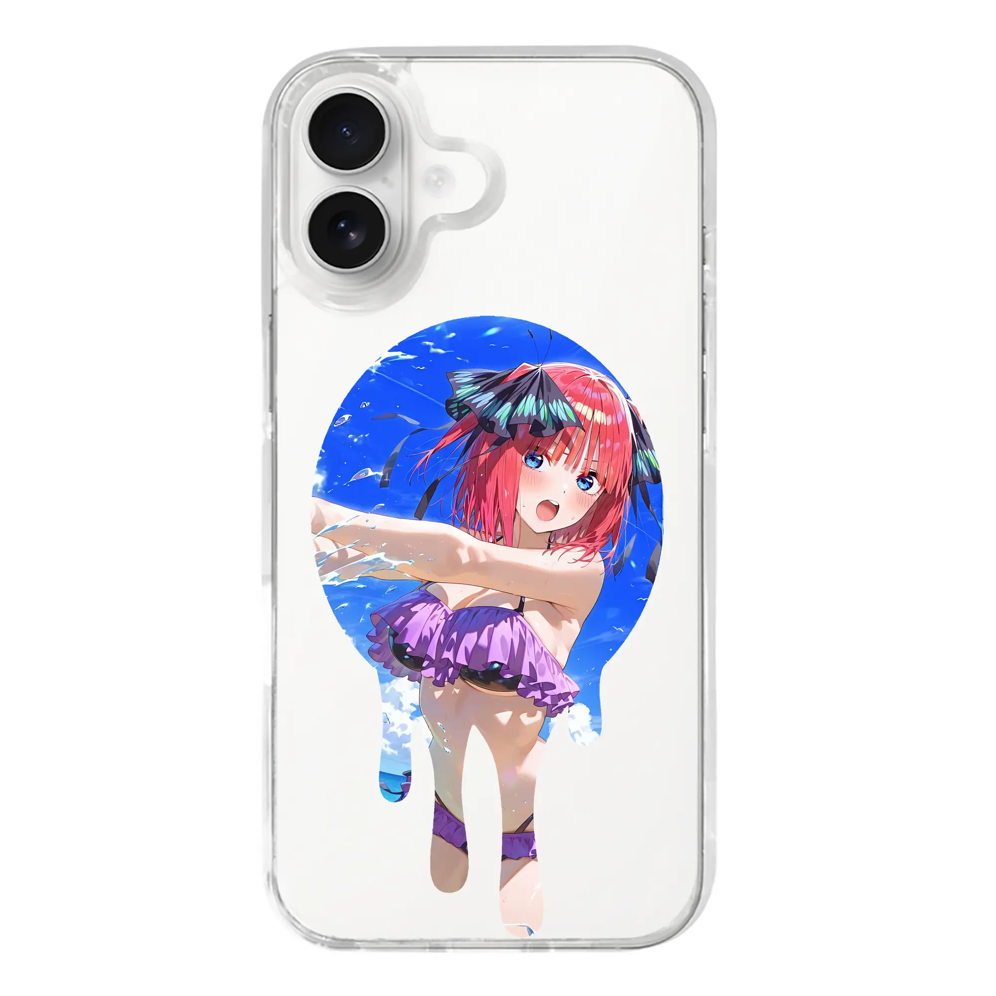 五等分の花嫁 グッズ 中野 二乃 - iPhone 17シリーズ 透明スマホケース – 薄型・耐衝撃・精密フィット保護カバー